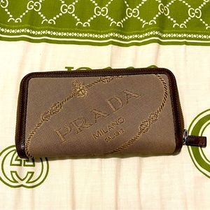 AUTHENTIC PRADA LONG WALLET